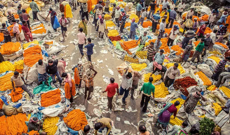 Traditional Indian bazaars