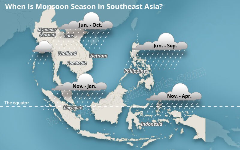 Monsoon Season in Southeast Asia Good to Travel or Not?