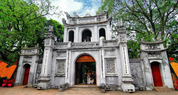 Temple of Literature in Hanoi