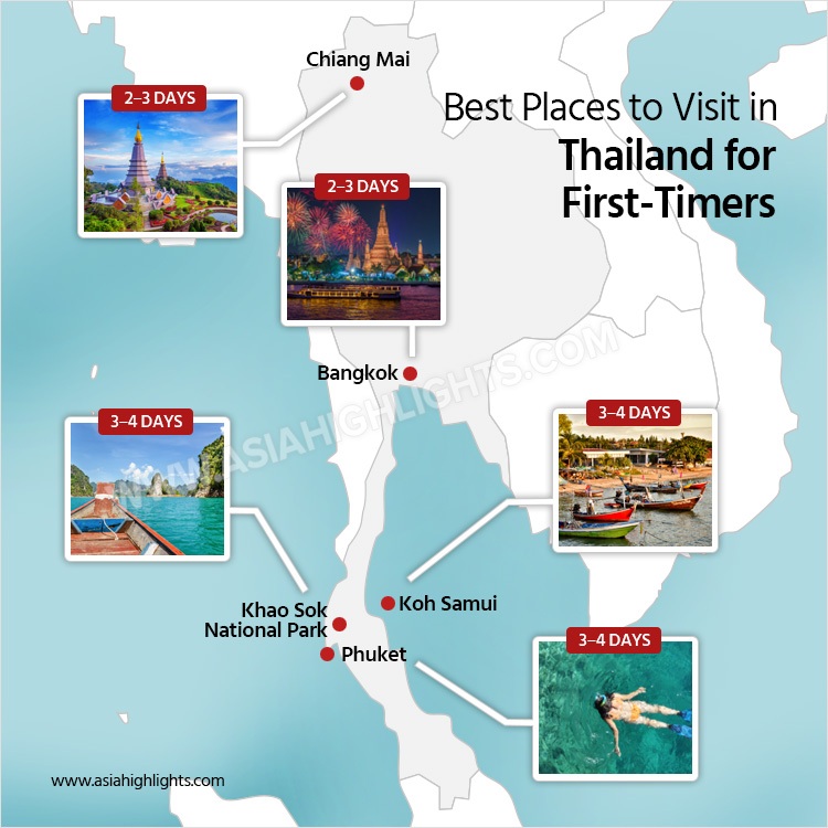 How Long to Spend in Thailand Itinerary for 10 Days, 2, 3 Weeks