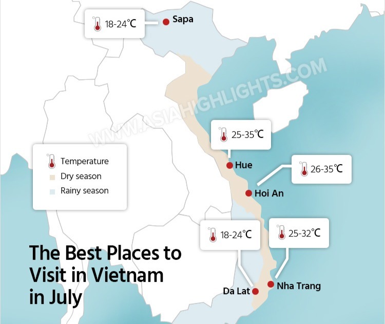 Vietnam Weather in July 2025 Best Places to Go and Travel Tips