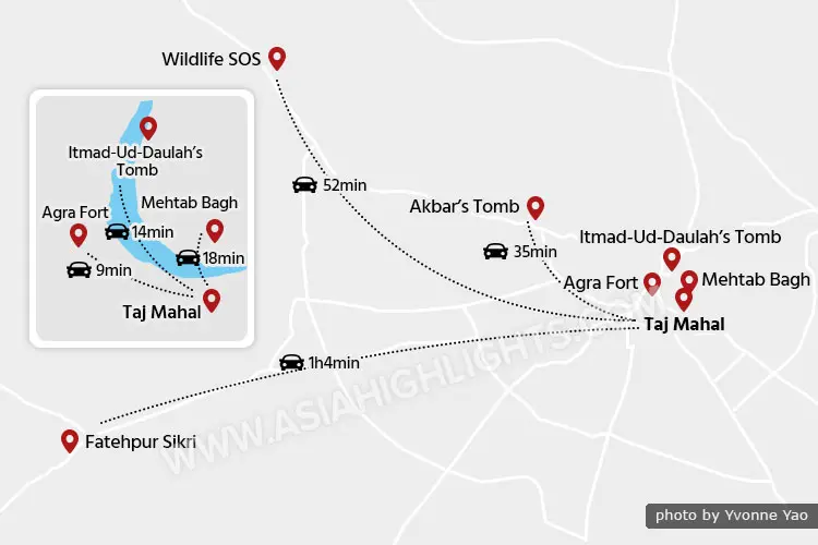 7 Places to Visit in Agra