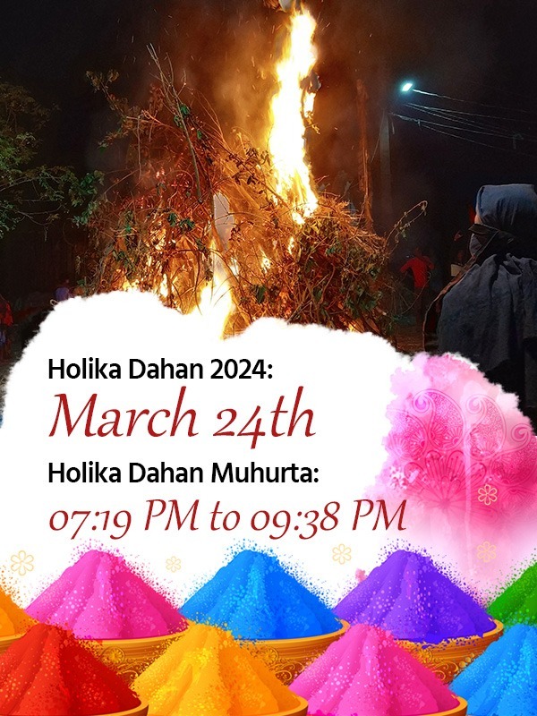 Holika Dahan 2024 Date, Time and Muhurat