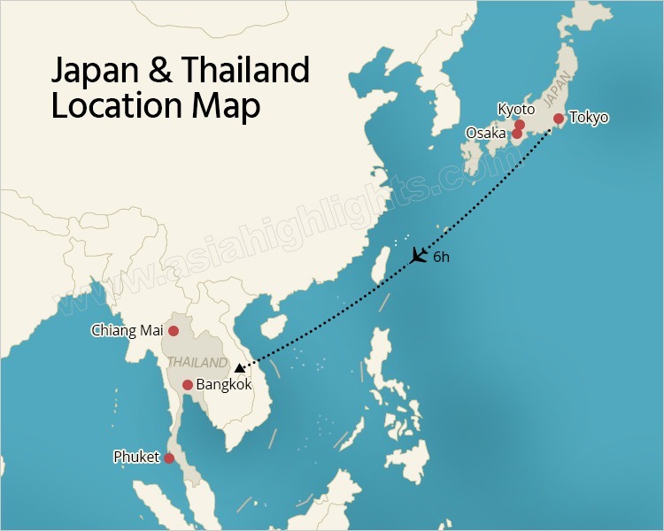 travel thailand to japan