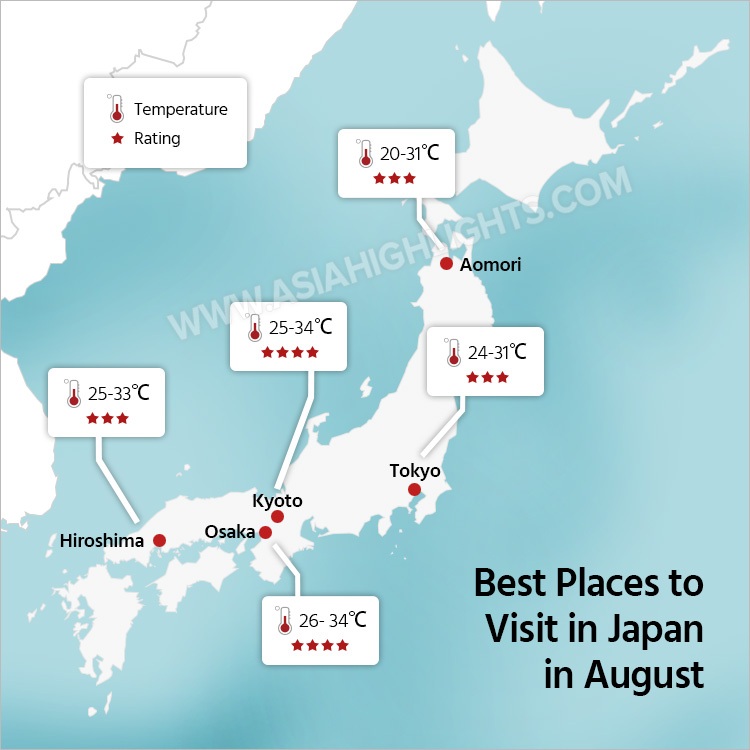 Japan Weather in August 2023, Travel Tips (for FirstTimers)