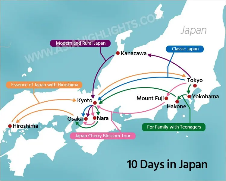 10 Days in Japan Top 5 Itineraries for First Visit 2024 2025