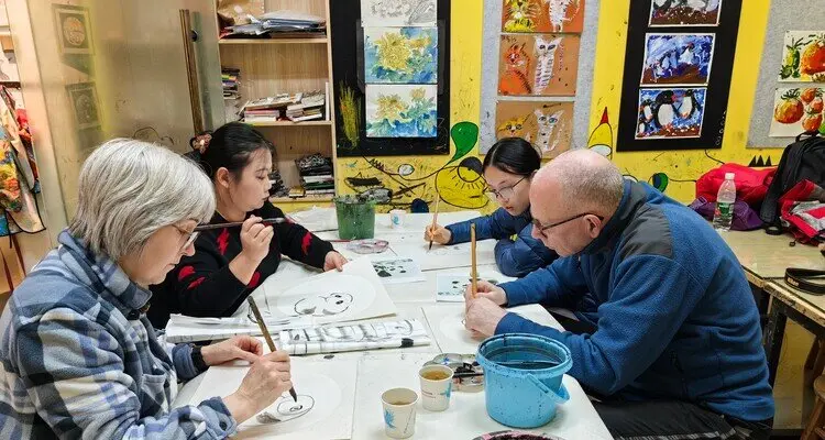 Panda Chinese Painting Experience